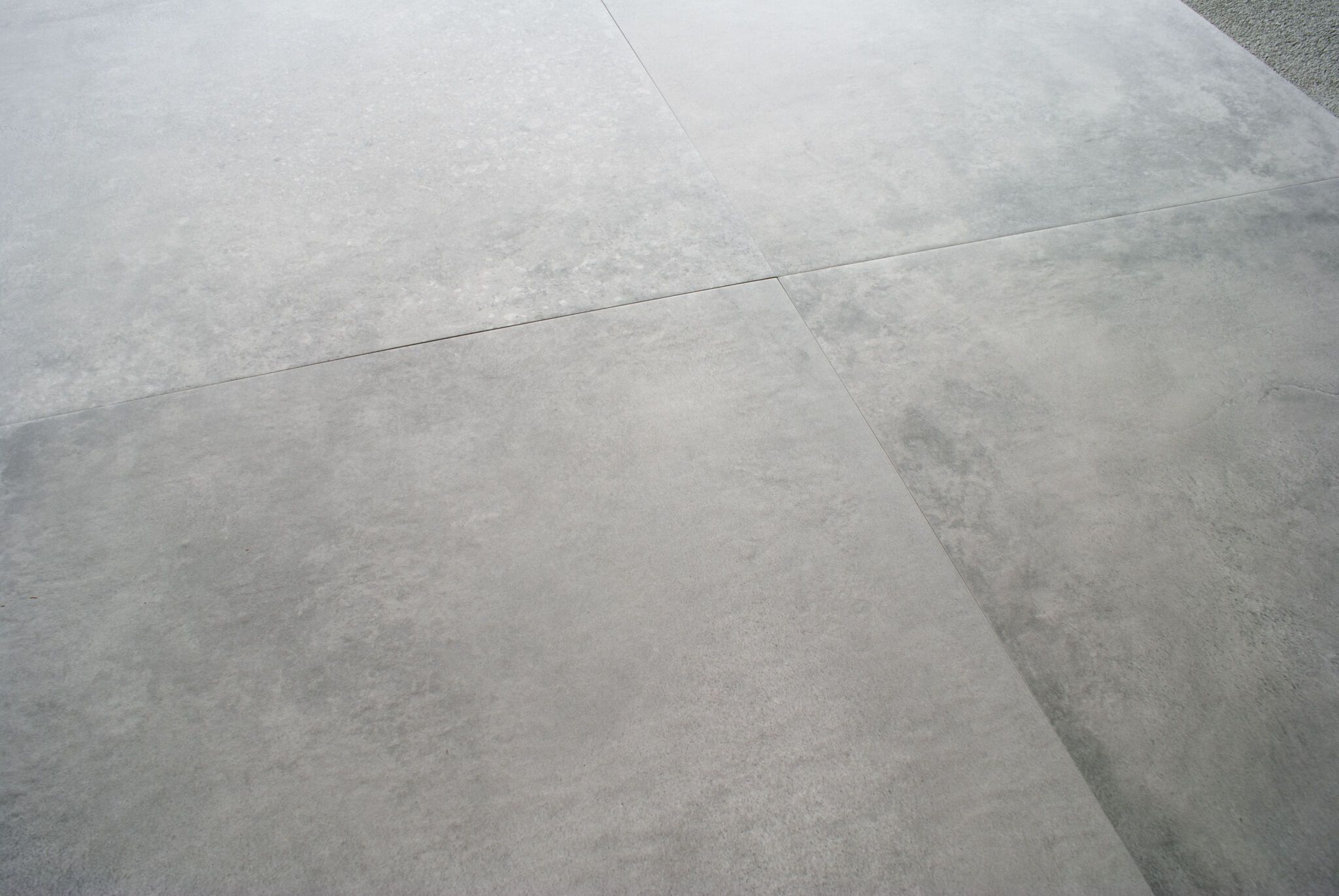 chikane skulder vejspærring Amstel Cemento, lys beton looks flise, 60x60 - Flise lageret ApS