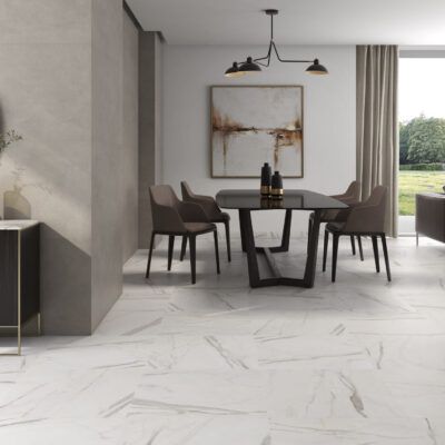 Flaminio 60x60 cm – Marmorlook keramisk flise – Mat | Restparti